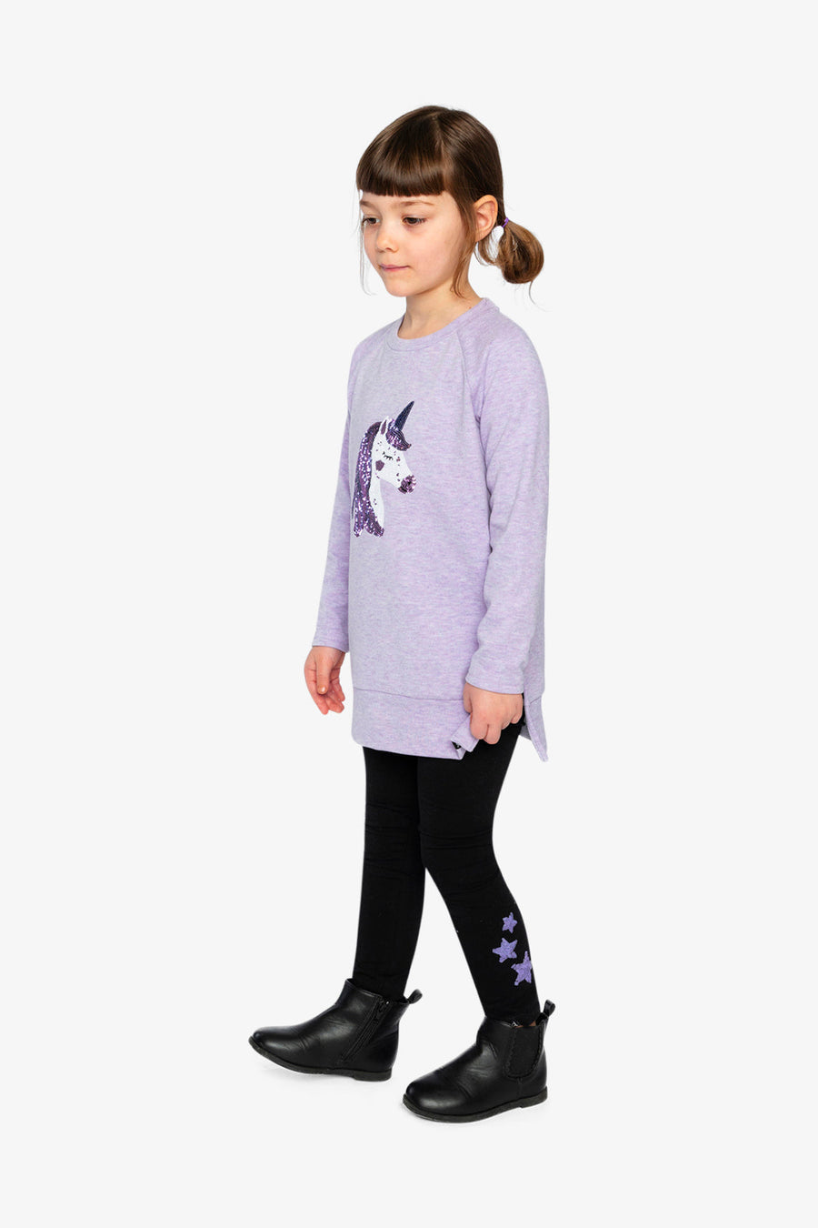black organic cotton jersey leggings