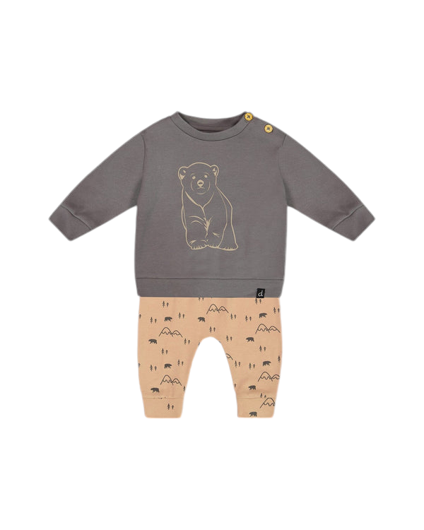 Organic Cotton Pants & Sweater Set
