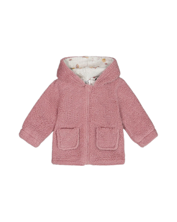 Lined Sherpa Hooded Jacket