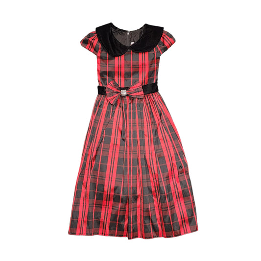 Collared Plaid Occasion Dress
