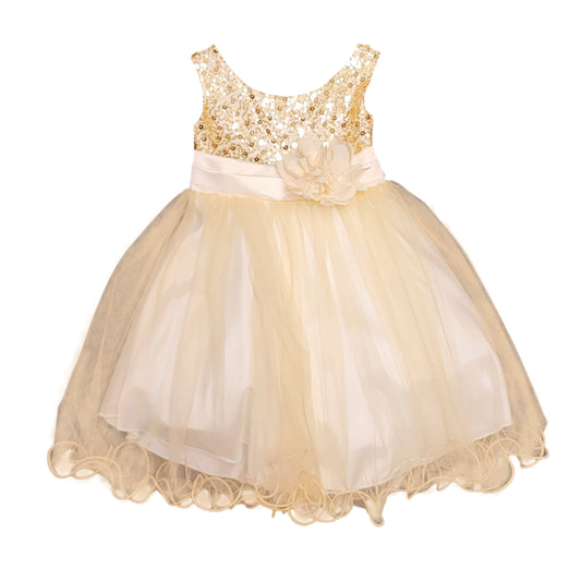 Sequin and Tulle Occasion Dress