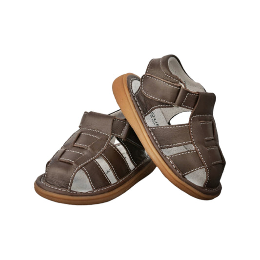 Fisherman Brown Wee Sqeak Shoe