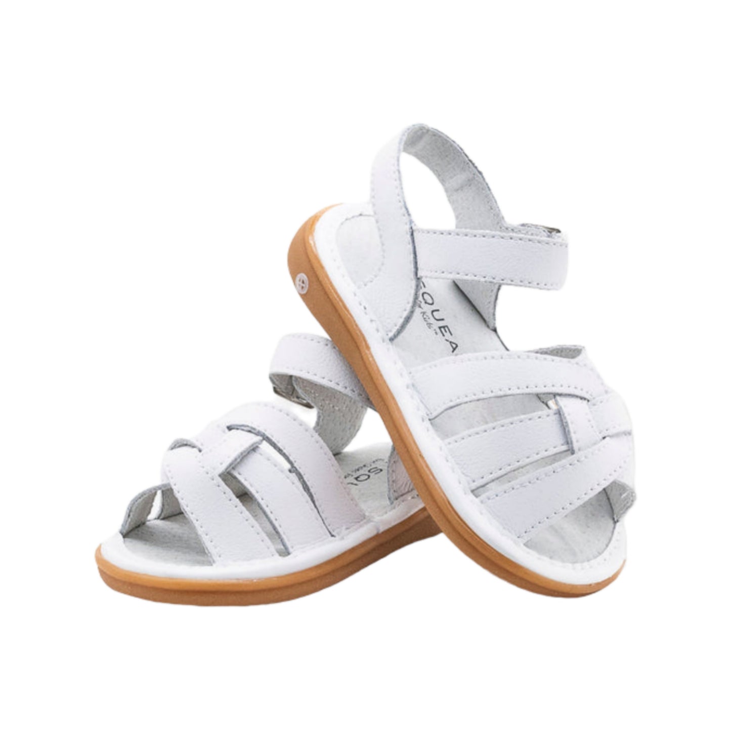 Emma White Wee Sqeak Shoe