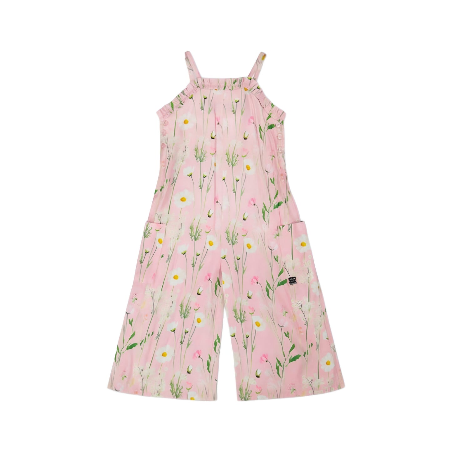 Flared Cotton & Viscose Jumpsuit