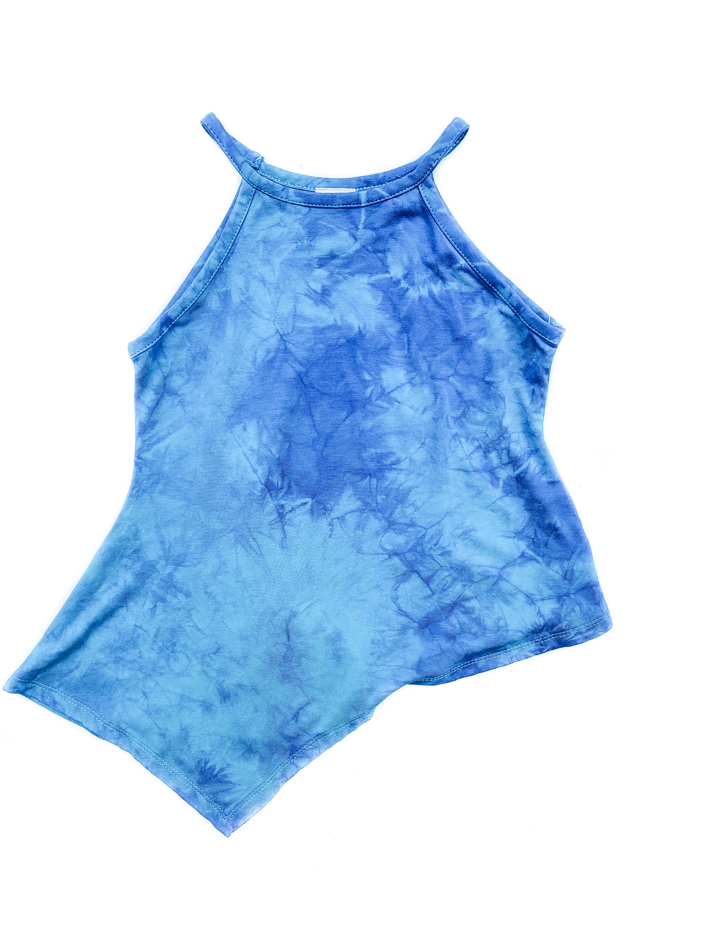 Asymmetrical Tie Dye Tank