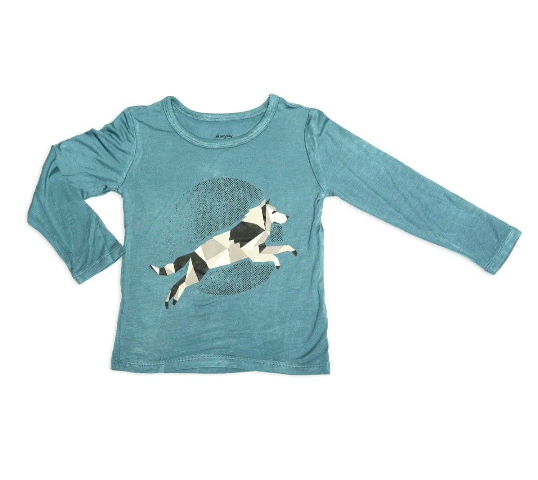 Bamboo Wolf Long Sleeve Shirt