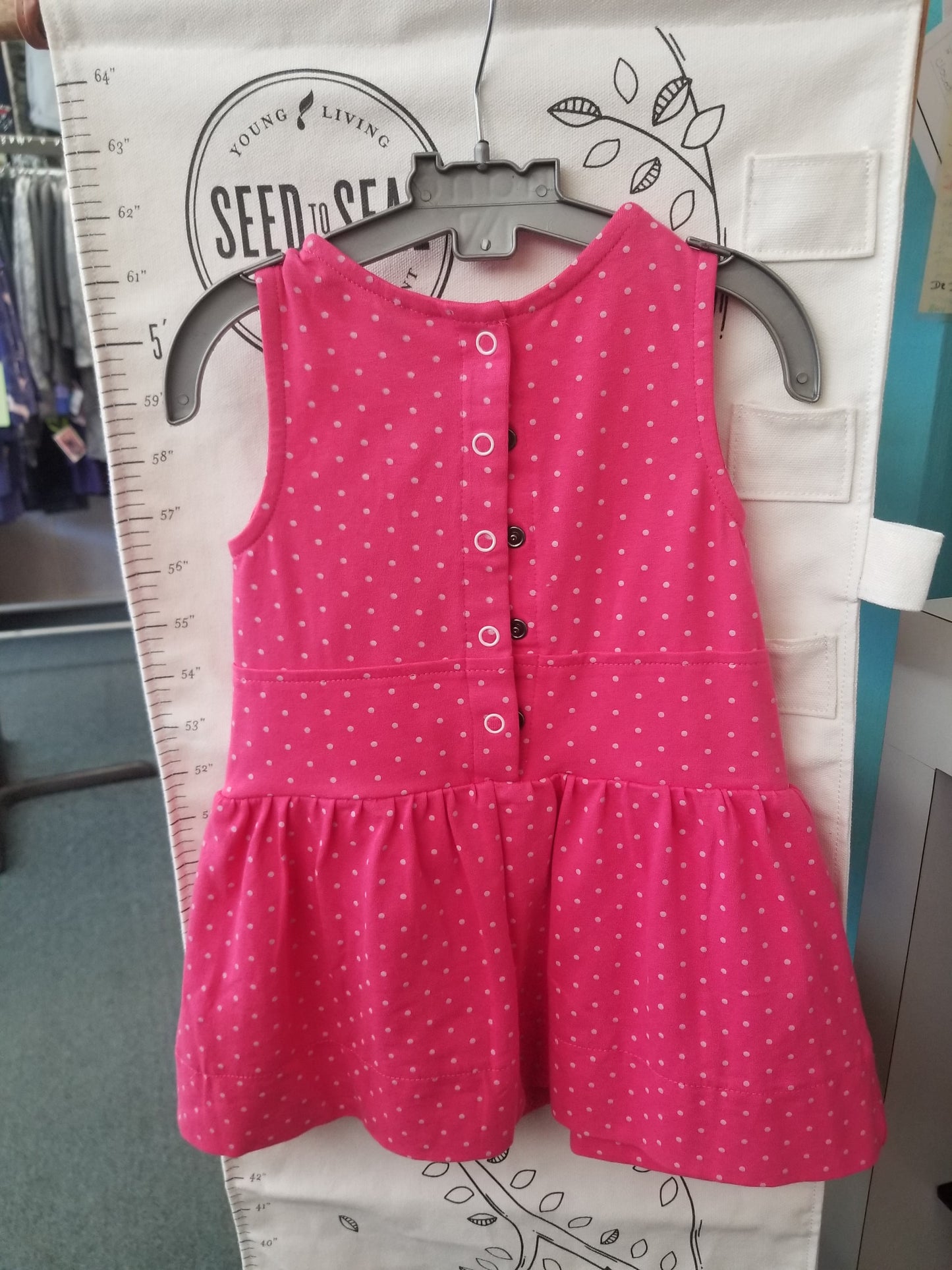 Pink Polka Dot Dress