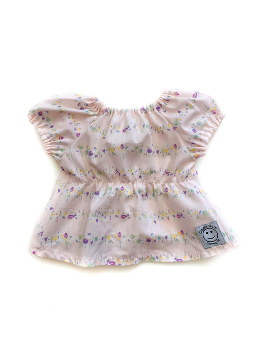 Floral Peasant Top