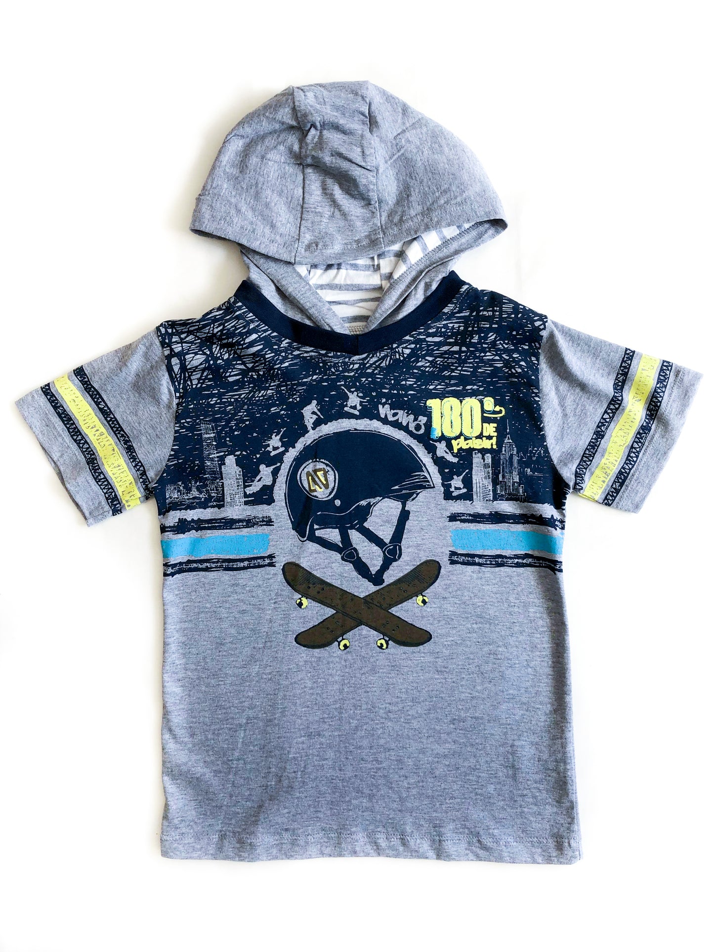 Short Sleeve Hooded Shirt