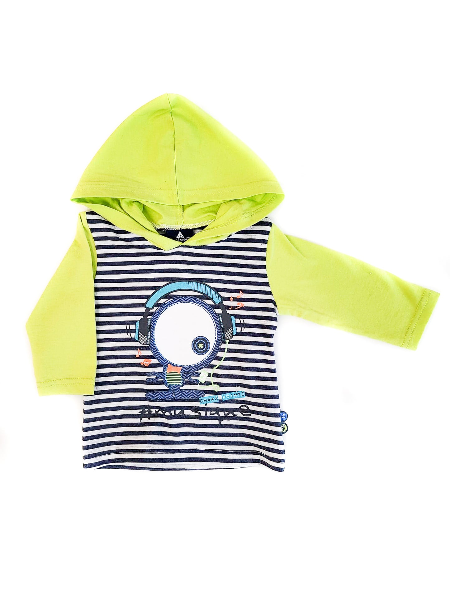 Hooded Striped Shirt