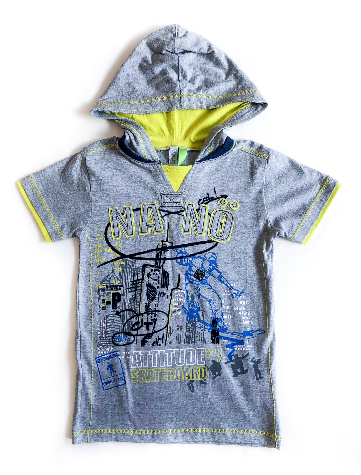 Short Sleeve Hooded Shirt