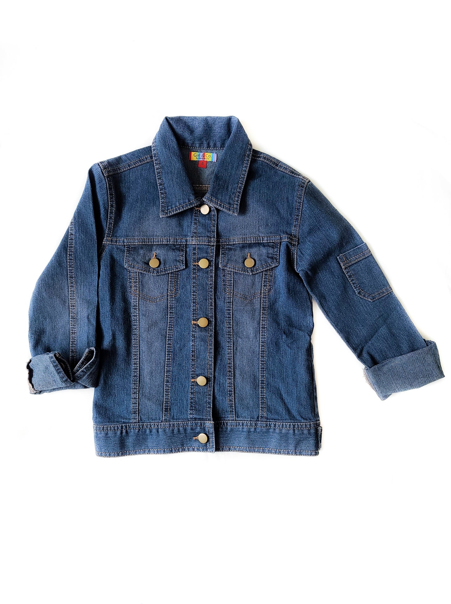 Beaded Horse Jean Jacket