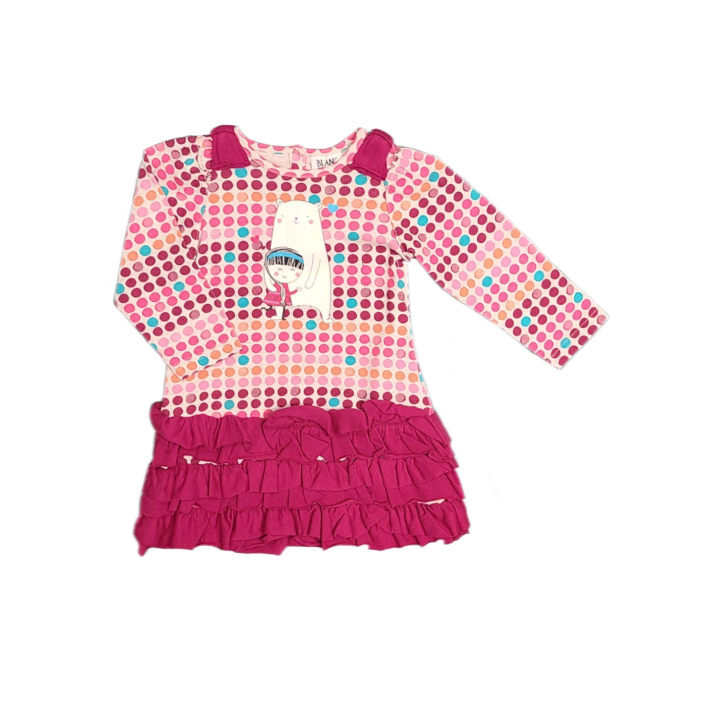Polka Dot Ruffle Dress