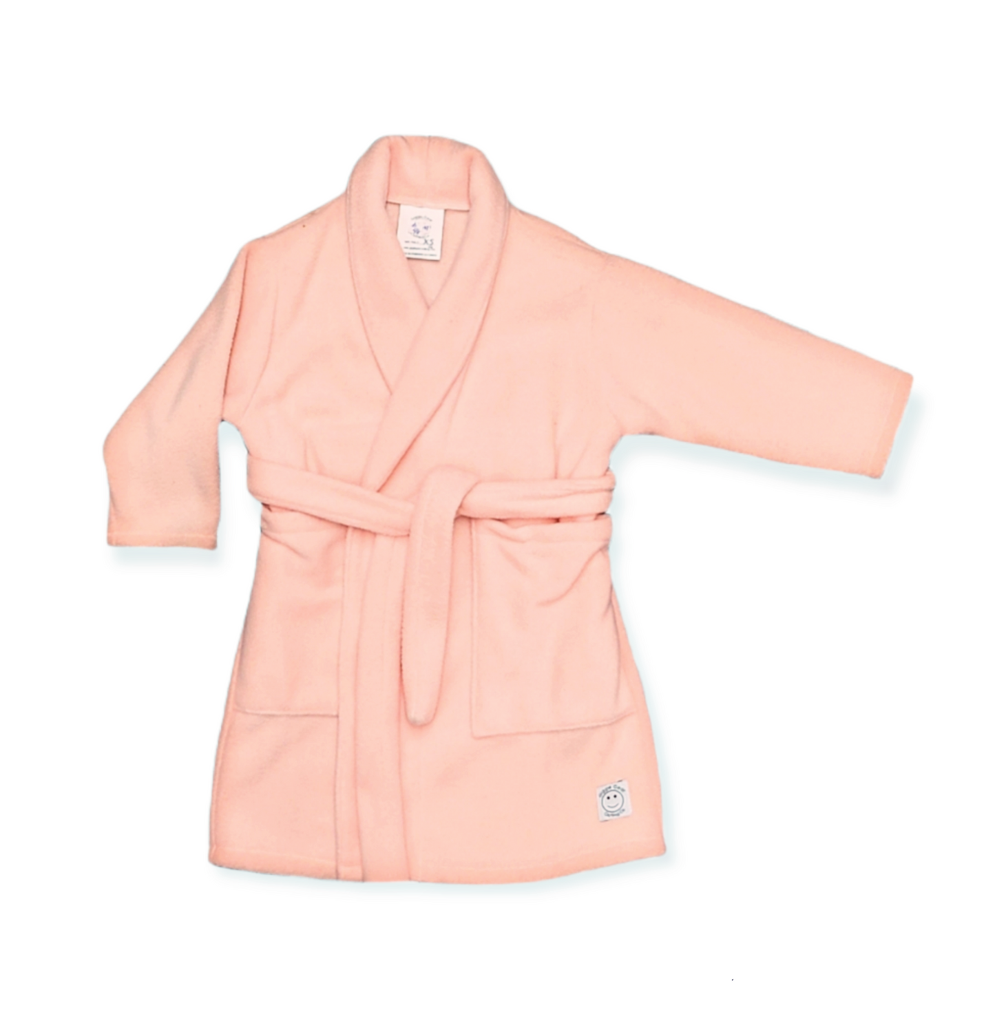 Peach Fleece House Coat