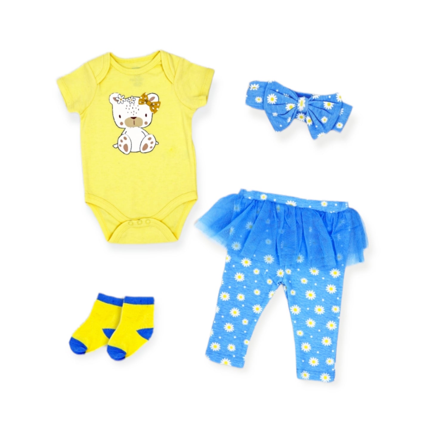 Daisy Bear 4 Piece Set