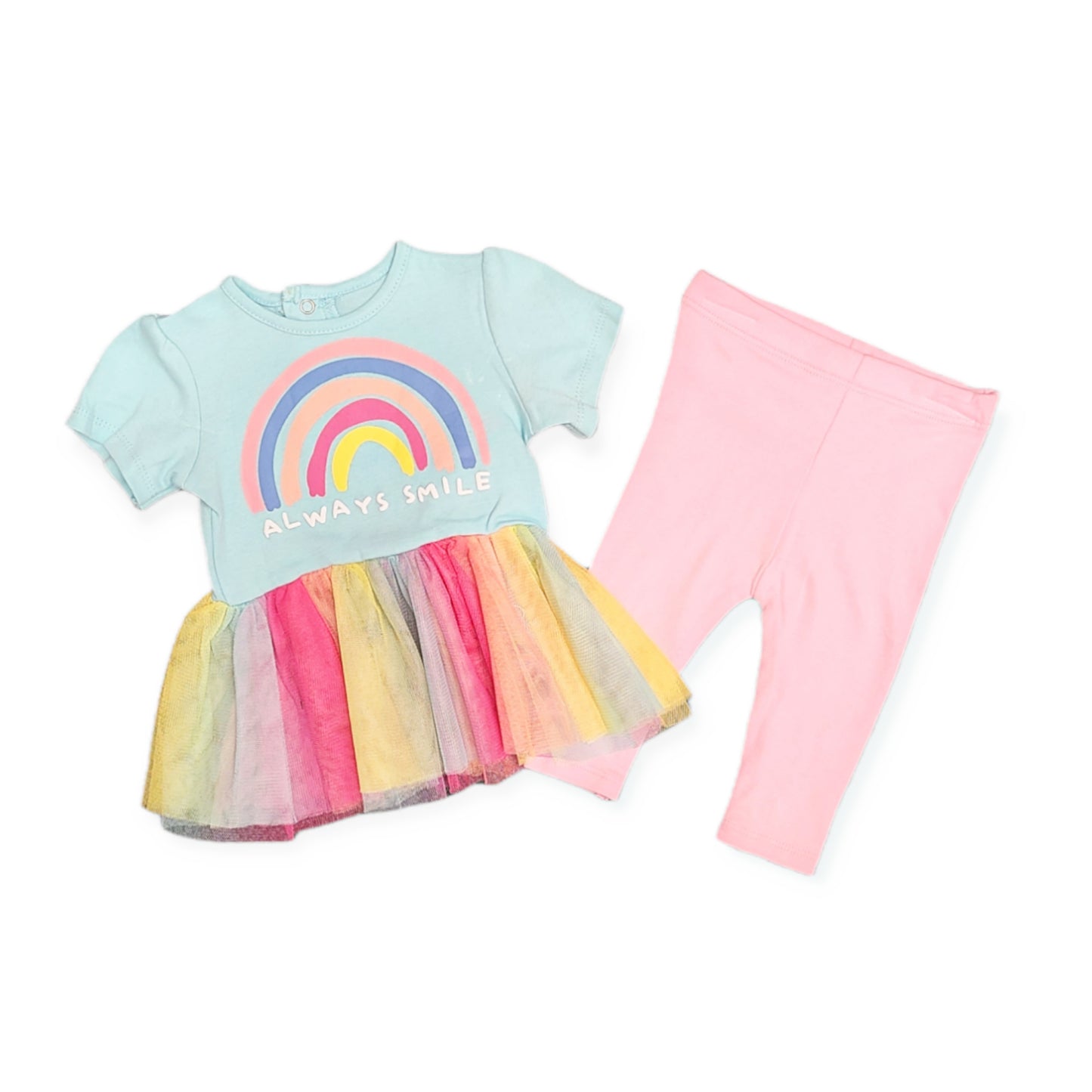 Rainbow Tutu 2 Piece Set