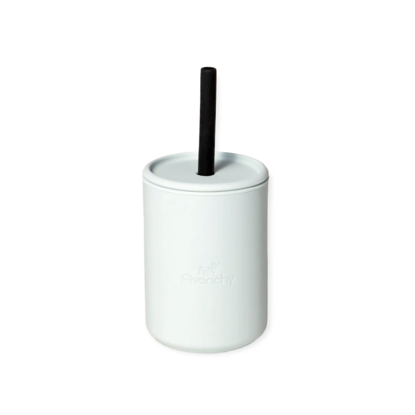 Mini Silicone Cup With Straw