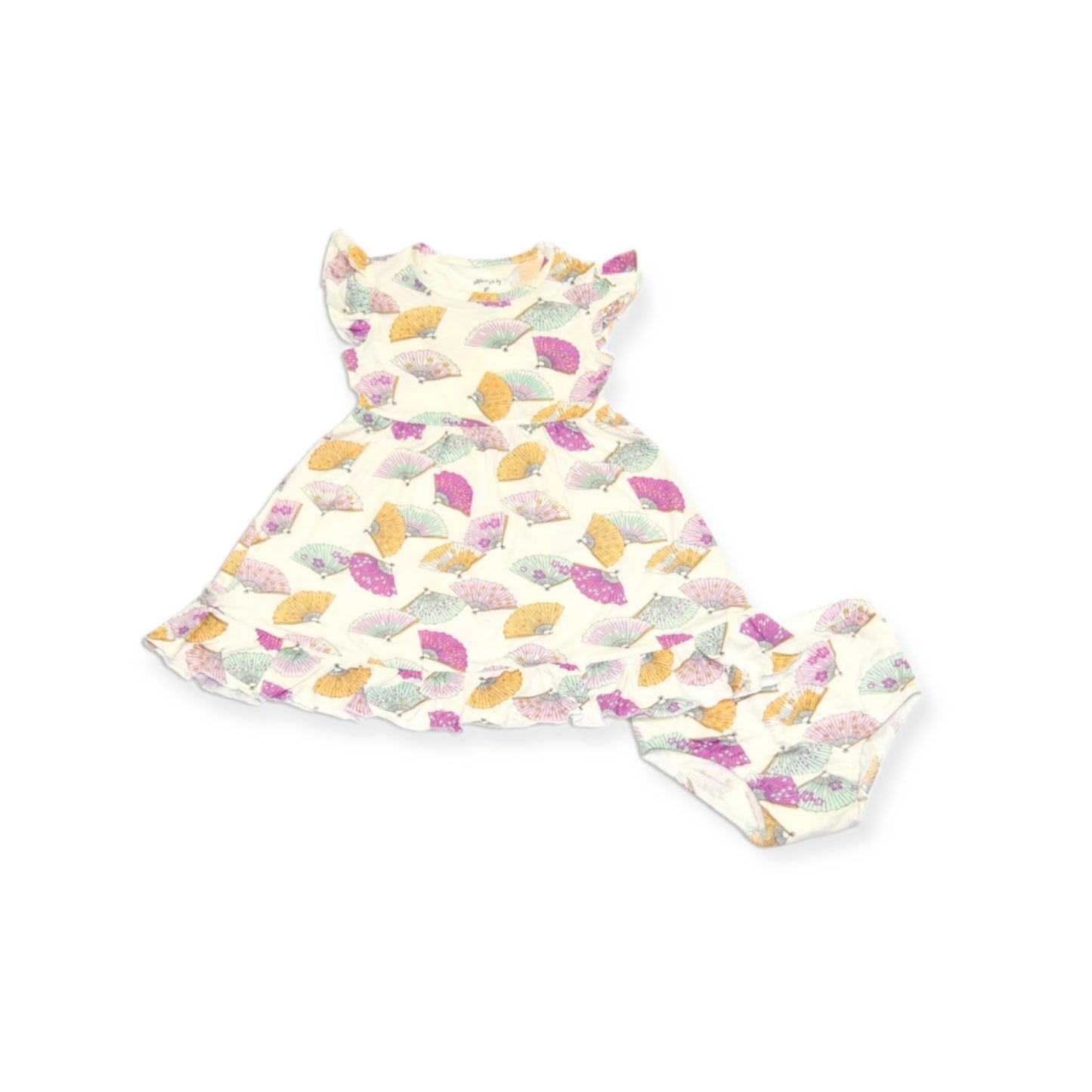Bamboo Ruffle Dress With Bloomer