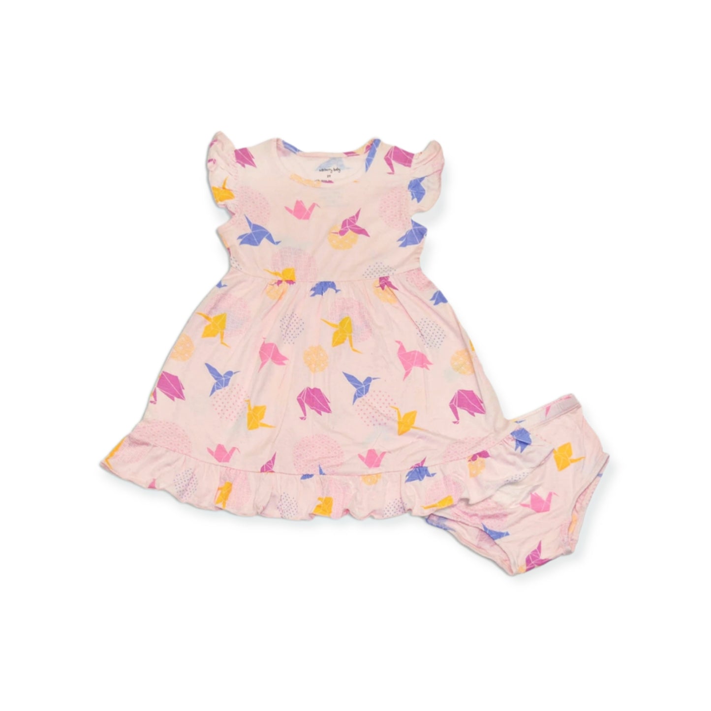 Bamboo Dress With Bloomer Hummingbirds