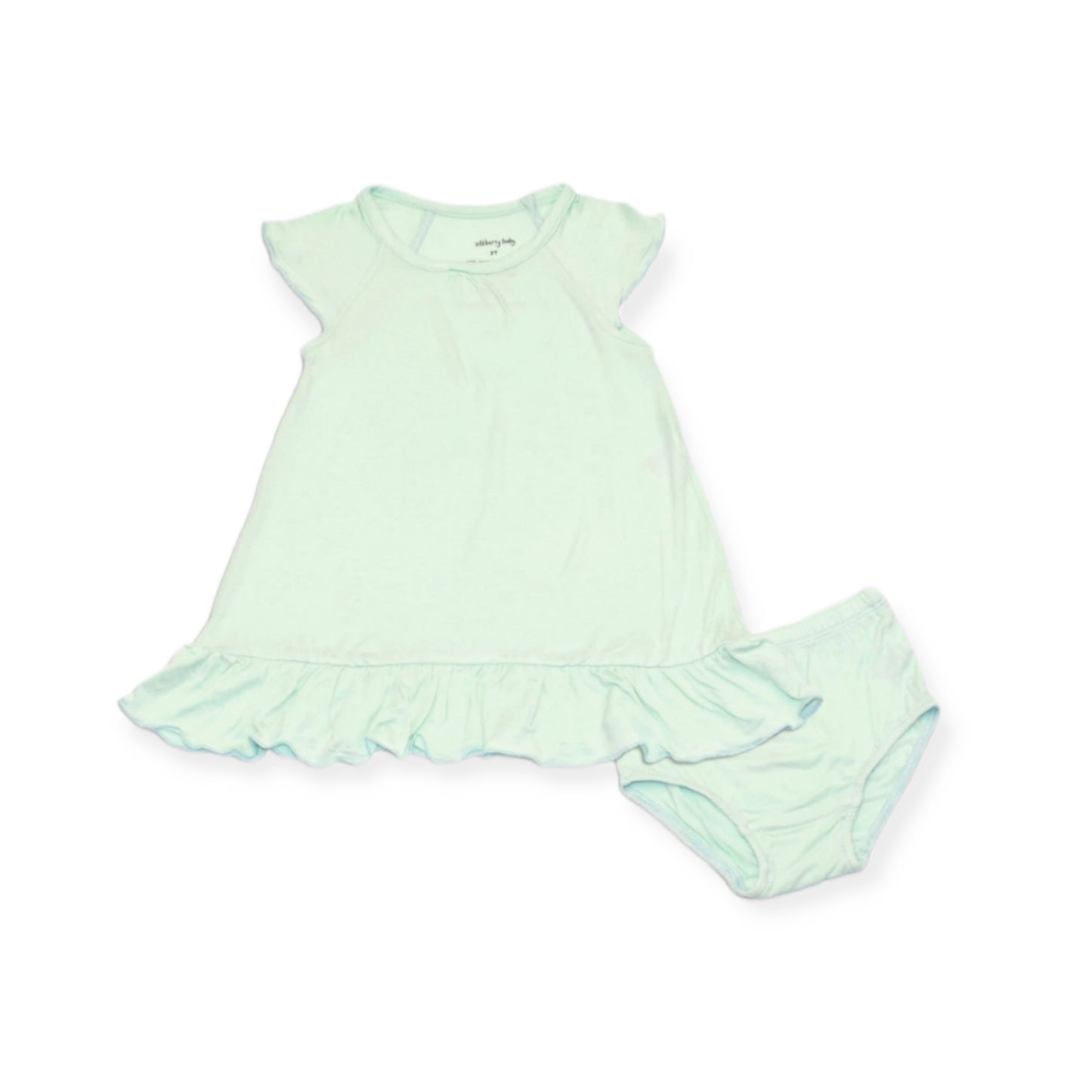 Bamboo Ruffle Dress With Bloomer