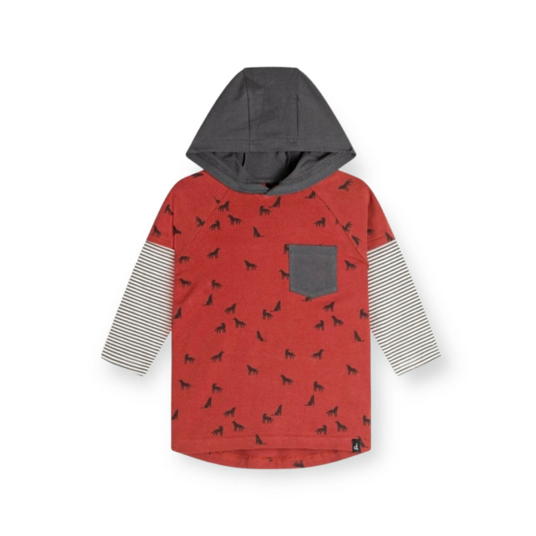 Long Sleeve Hooded Top