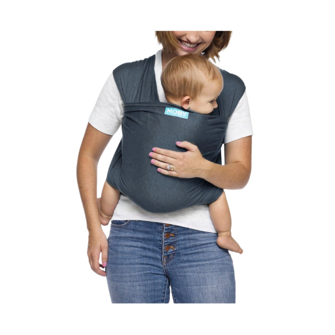 Moby Wrap Evolution-Denim Blue