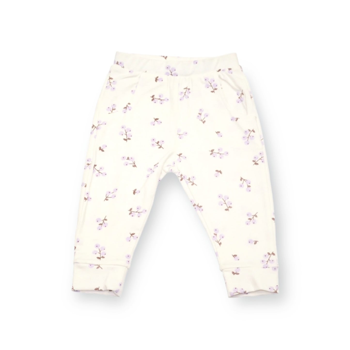 Organic Cotton Lavender Berries Joggers