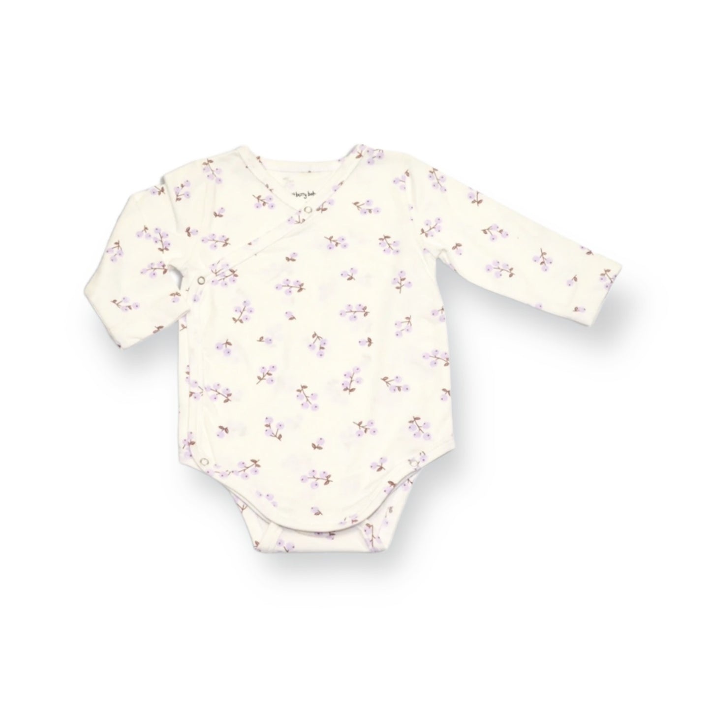 Organic Cotton Lavender Berries Kimono