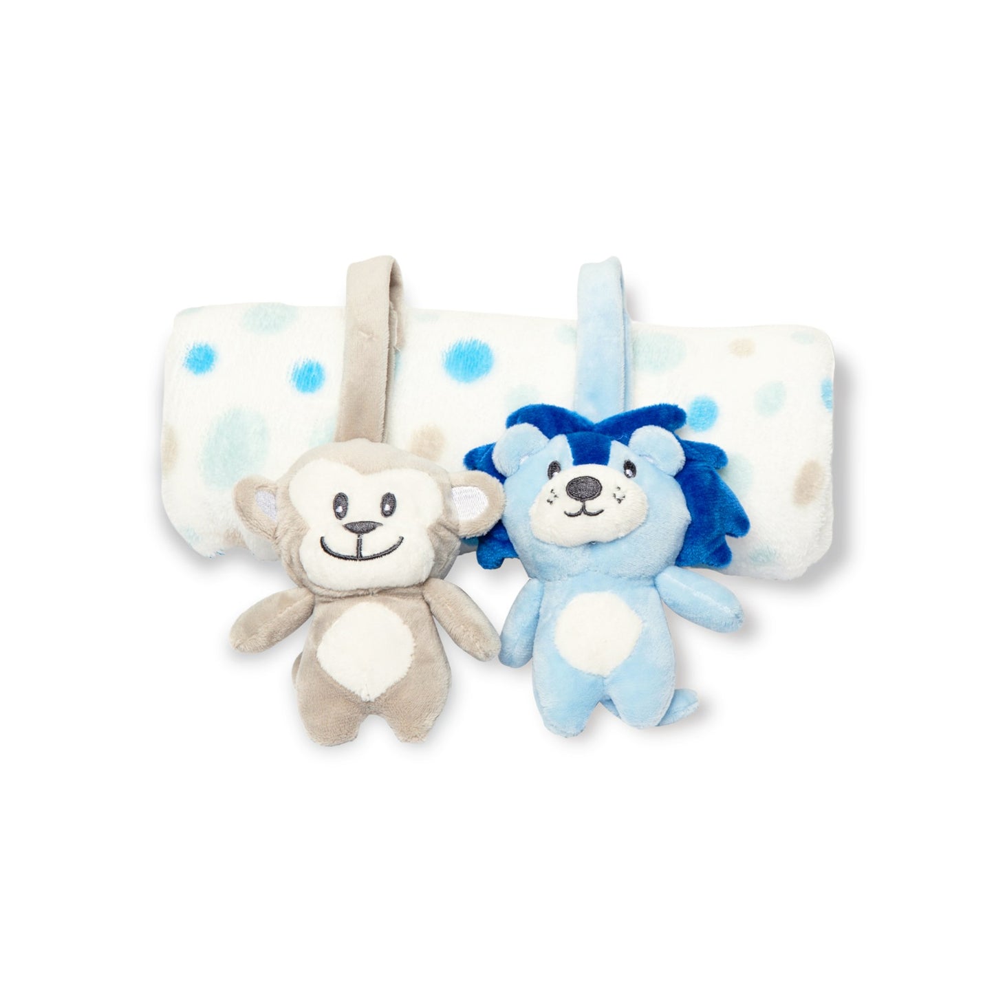 Plush Stroller Blanket Set