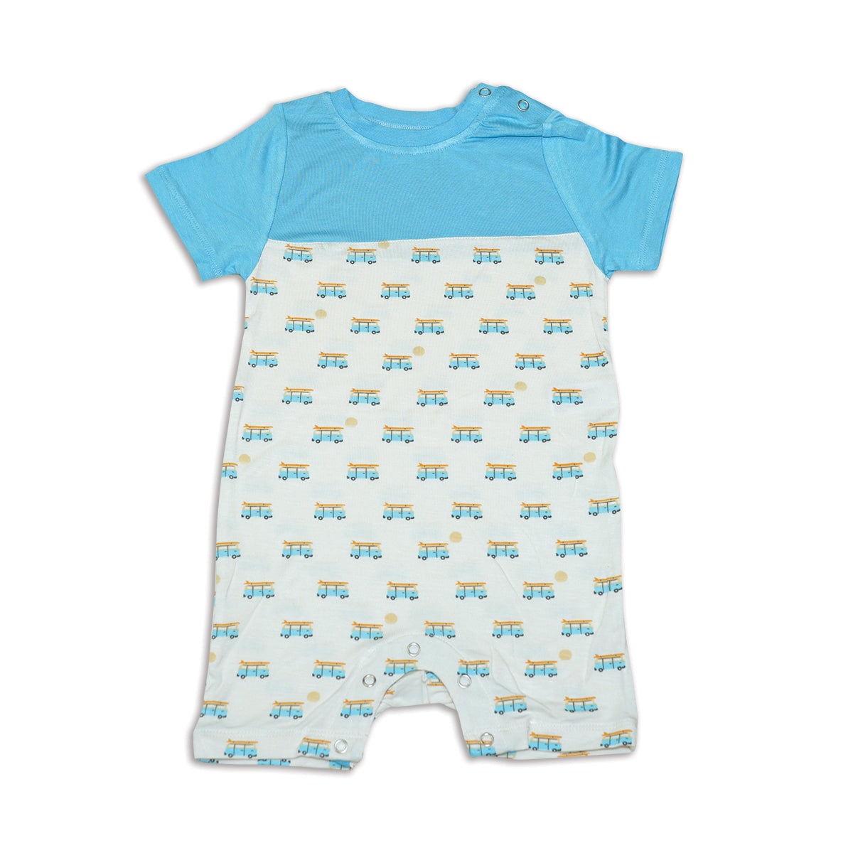 Bamboo Short Sleeve Sunset Cruising Romper