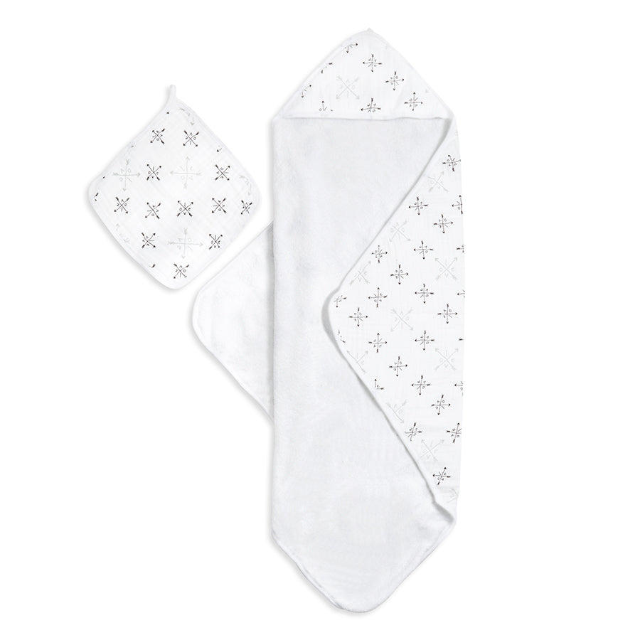 Aden & Anais Hooded Towel Set-Lovestruck