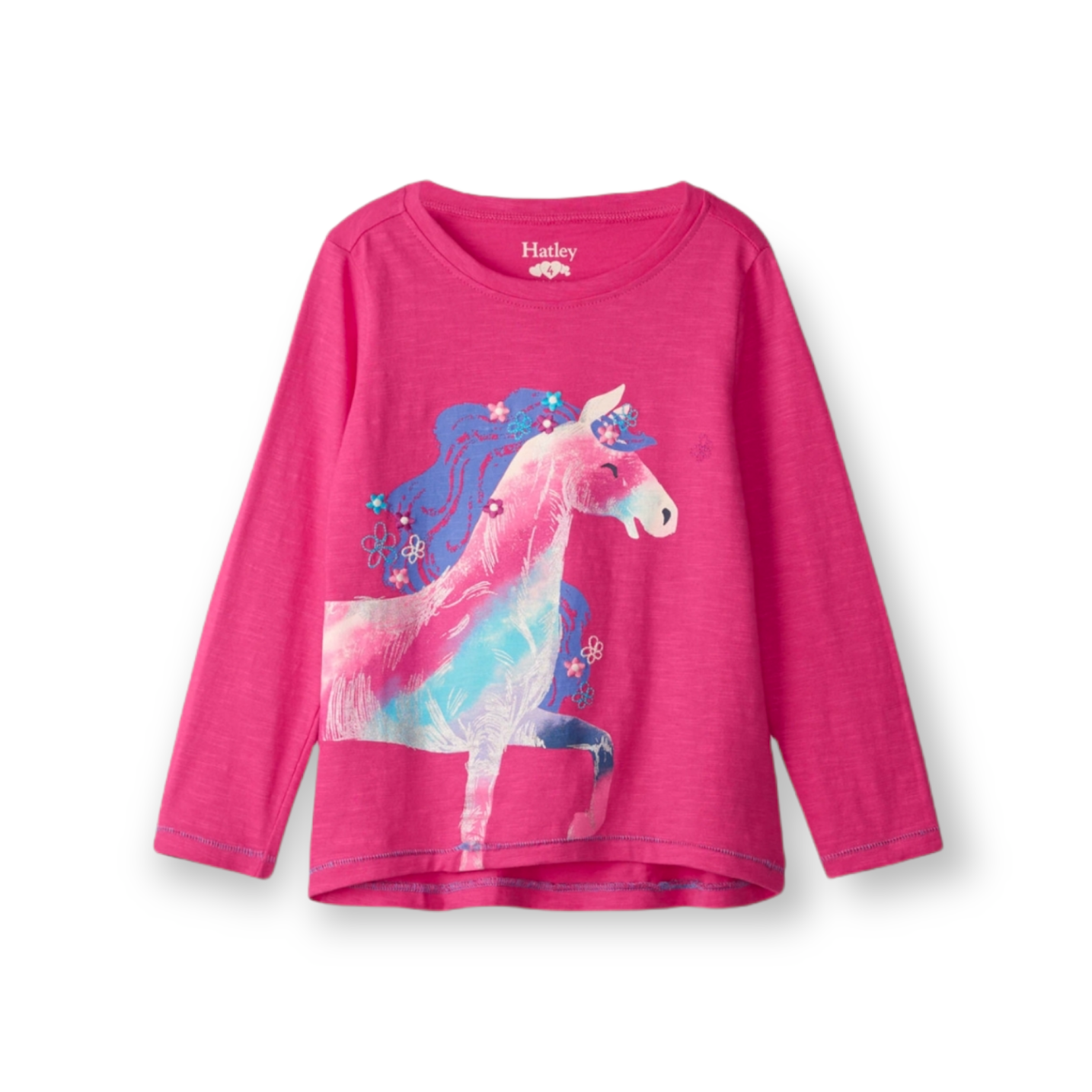 Shimmer Horse Long Sleeve Tee