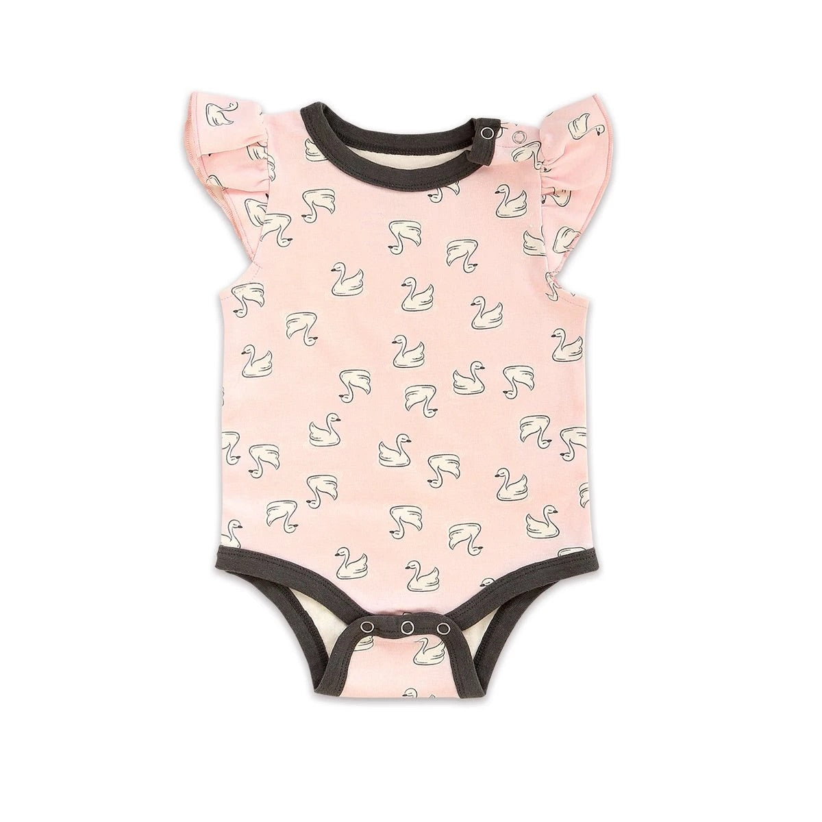 Swan Flutter Sleeve Onesie