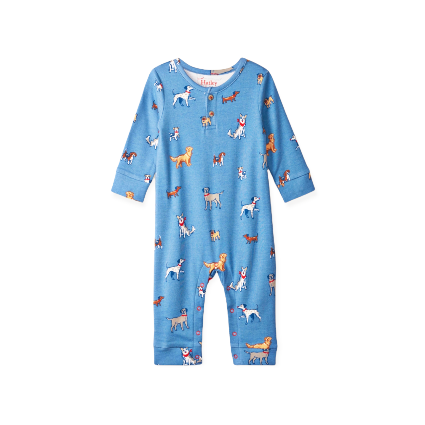 Little Pups Henley Romper