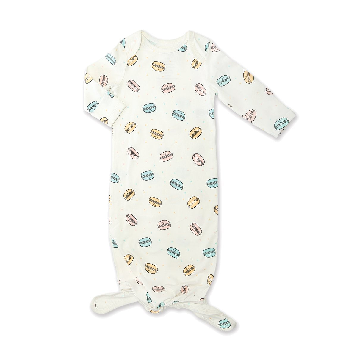 Petite Macaron Organic Cotton Knotted Sleeper