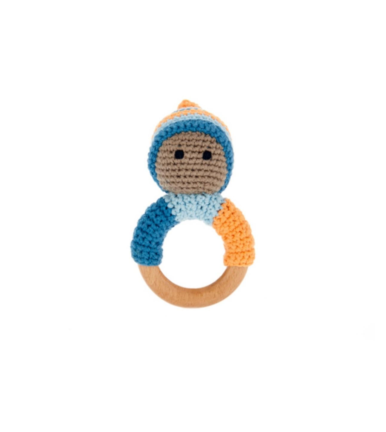 Wooden teething ring