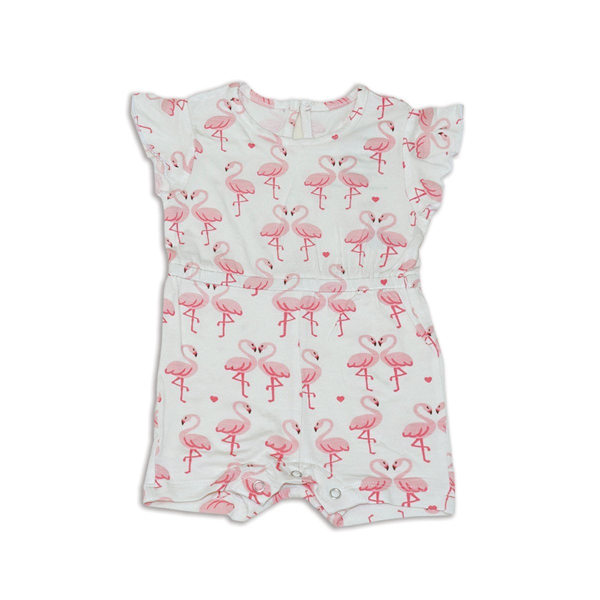 Bamboo Coverall-Flamingo