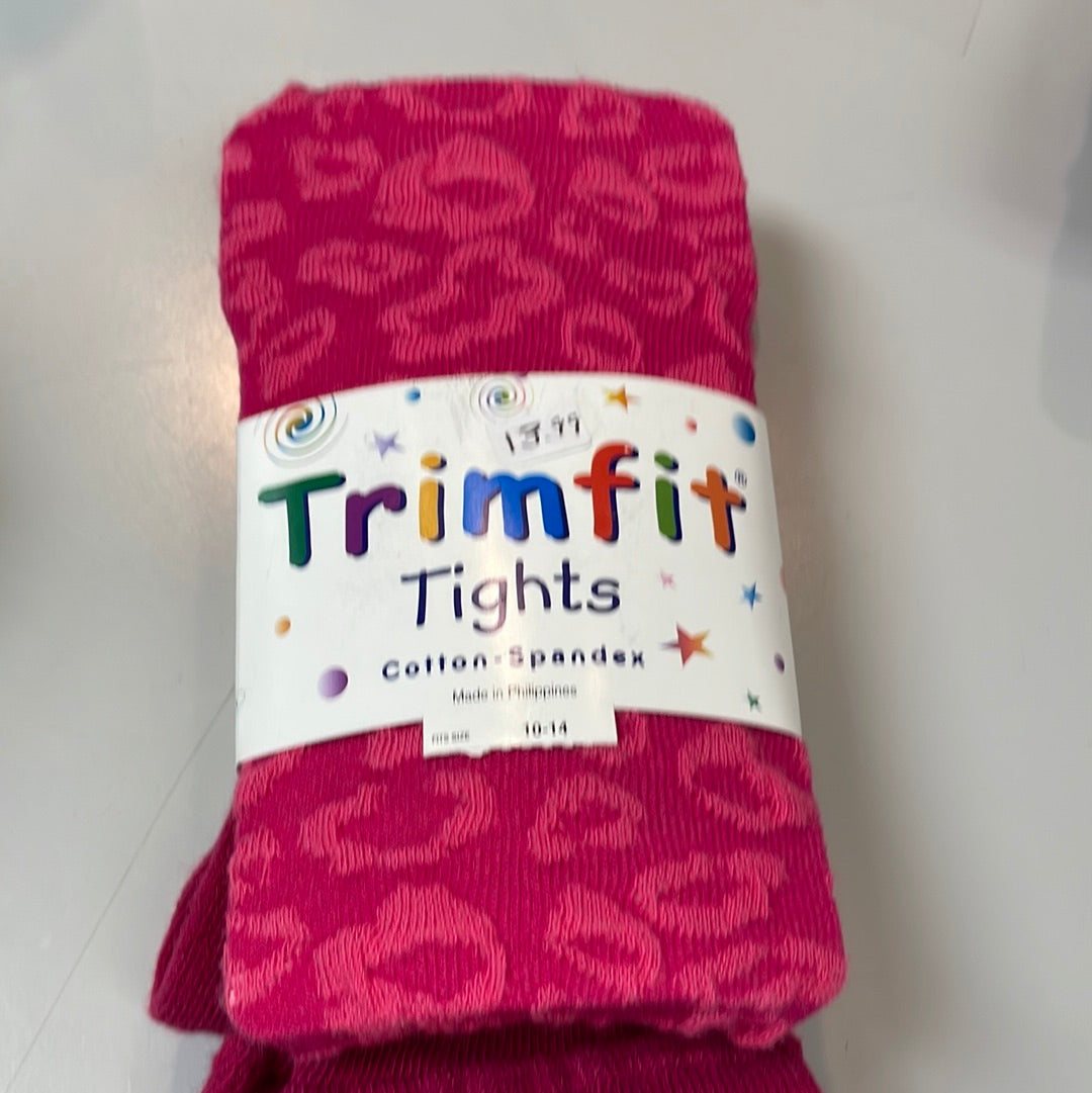 Printed trim fit tights