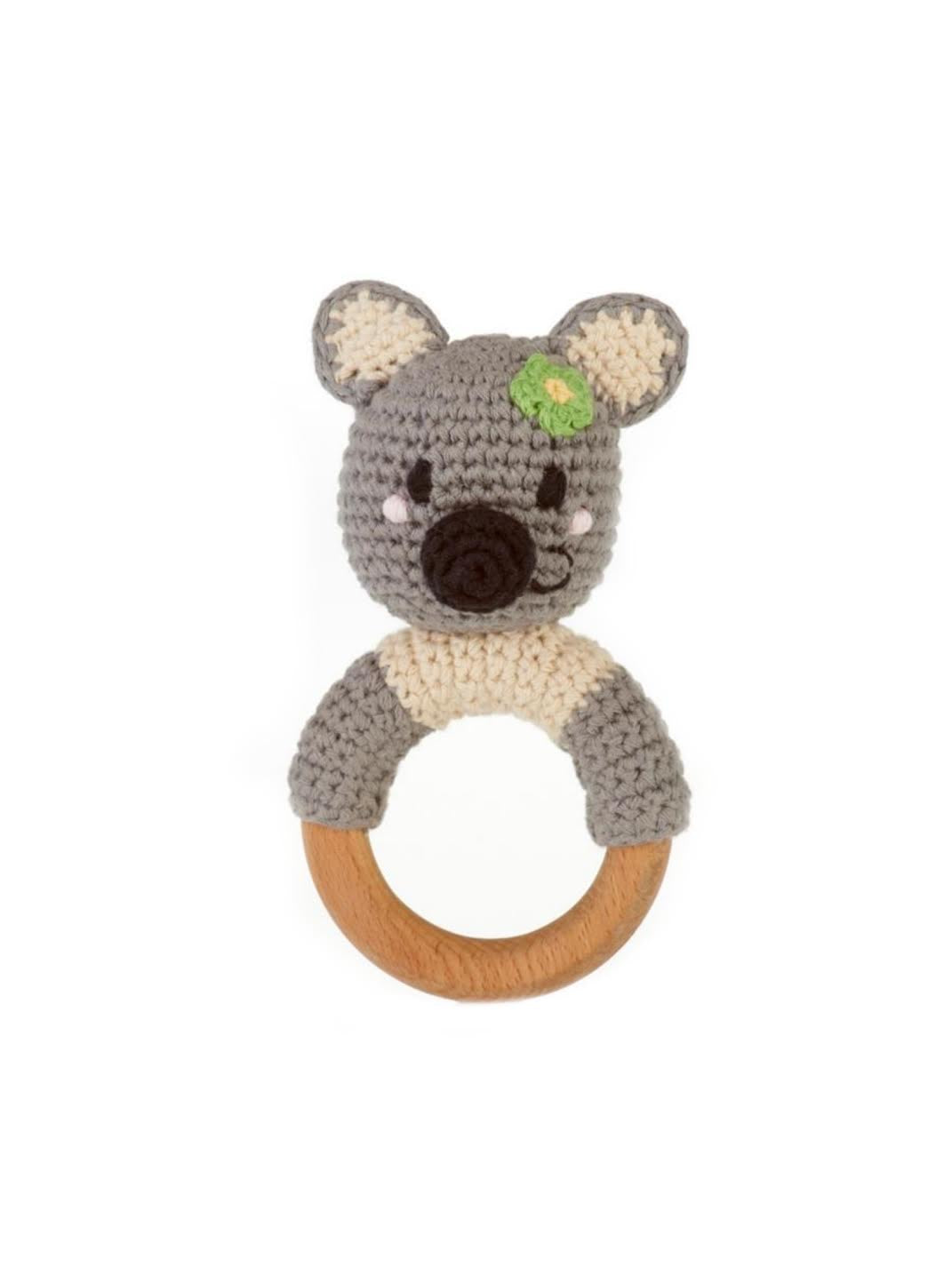 Wooden teething ring