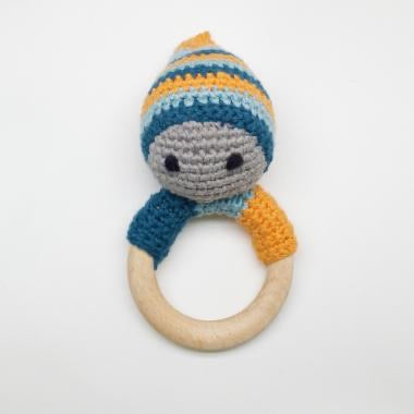 Wooden teething ring