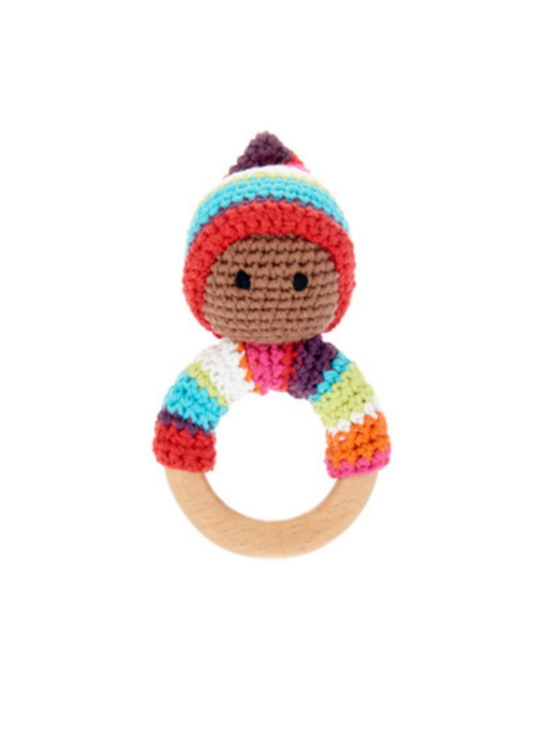 Wooden teething ring