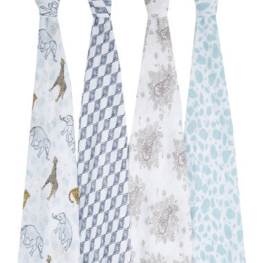 Jungle Muslin Cotton Swaddles Singles