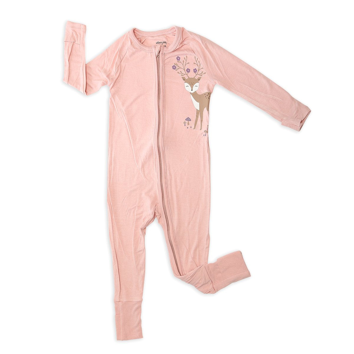 Powder Pink Bamboo Romper