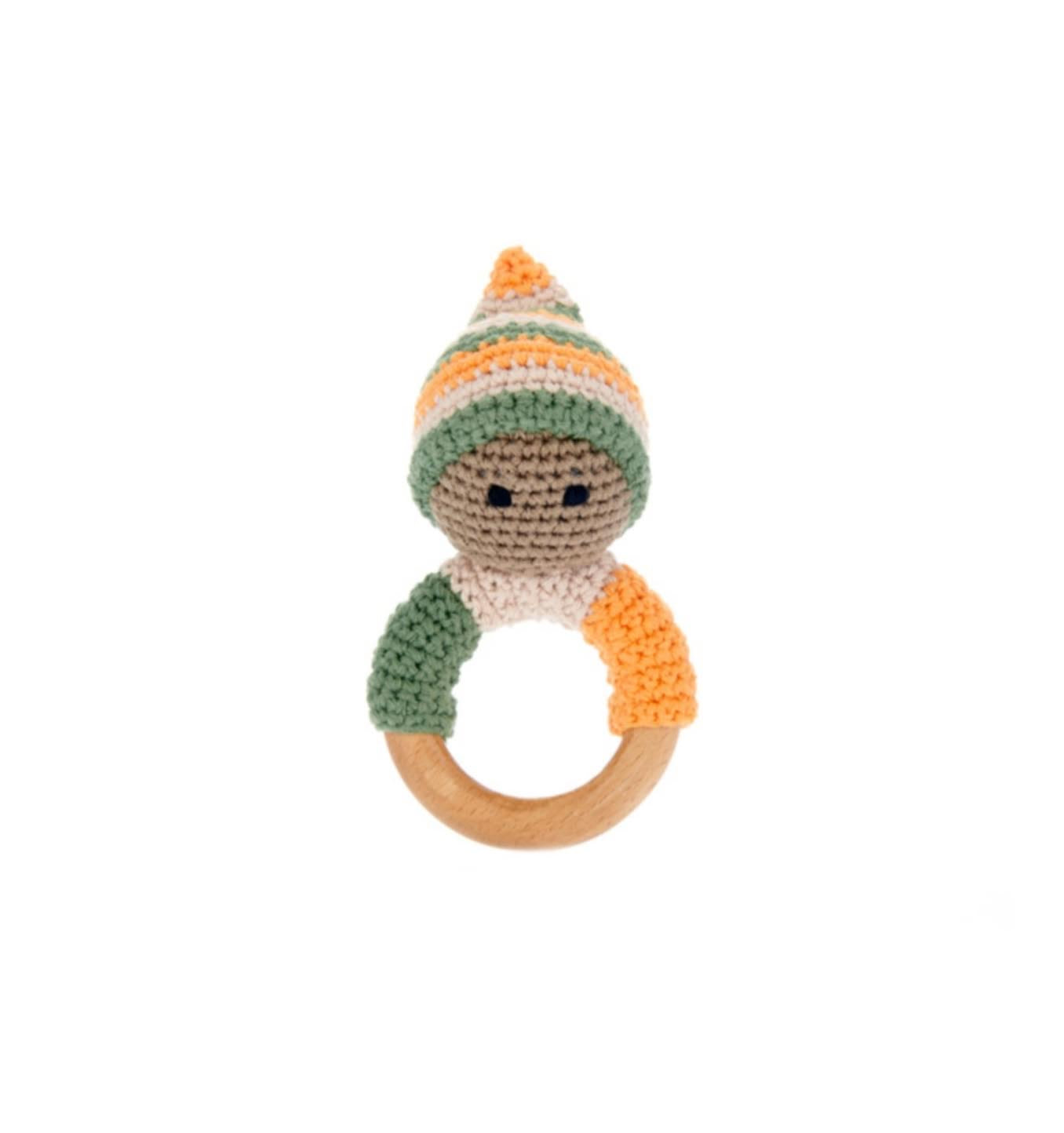 Wooden teething ring