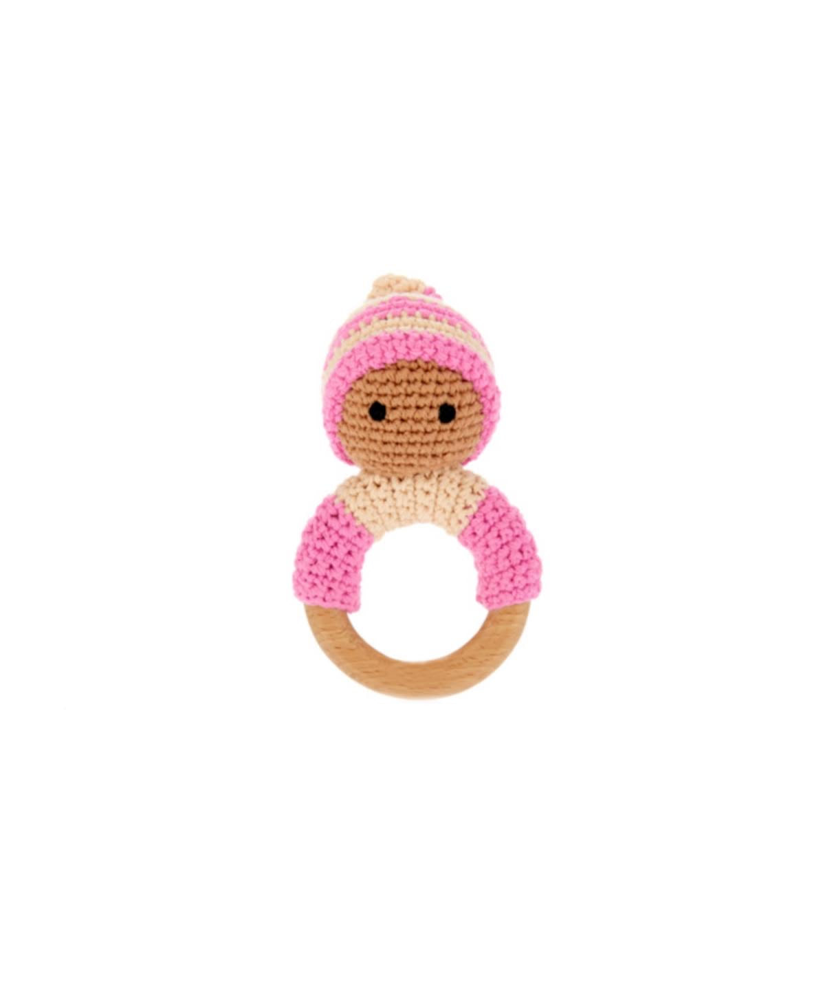 Wooden teething ring