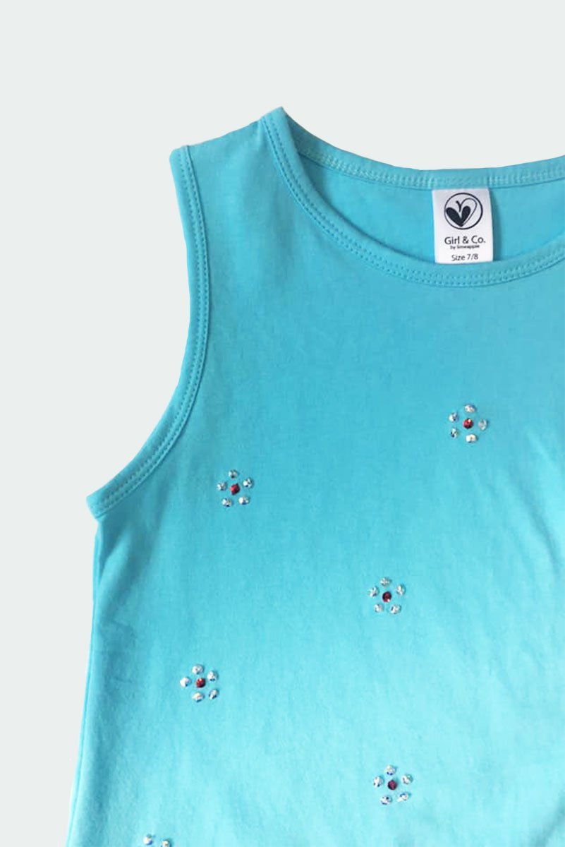 KATJIA - BEADED FLORAL TANK TOP