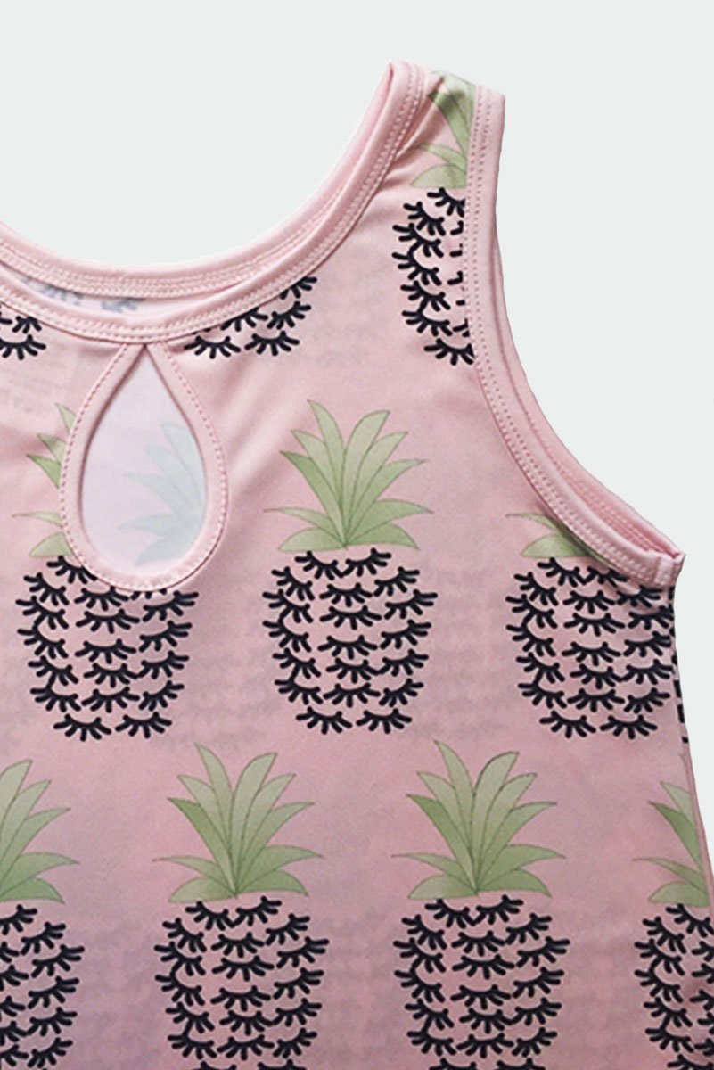 Melani Pineapple Tunic Dress
