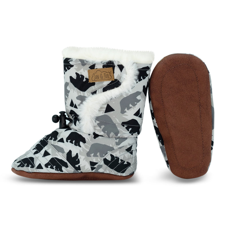 Stay-Put Winter Baby Bootie( fur Lined)￼