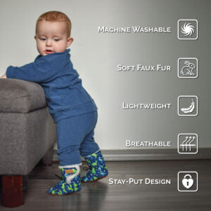 Stay-Put Winter Baby Bootie( fur Lined)￼