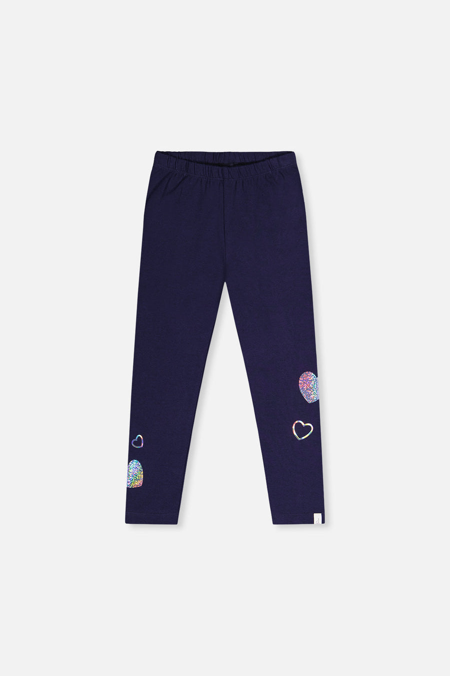 dark blue organic cotton leggings